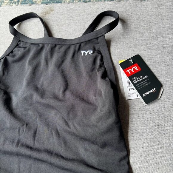 TYR Women's Durafast One Diamondfit Swimsuit, Black/Size 32 - Picture 7 of 7